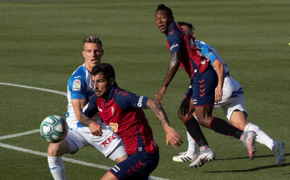 Imágenes del partido entre Osasuna y Leganés en El Sadar.