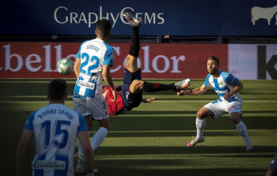 Imágenes del partido entre Osasuna y Leganés en El Sadar.