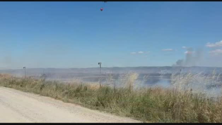 Vídeo: Registrado un incendio forestal cerca de Mélida