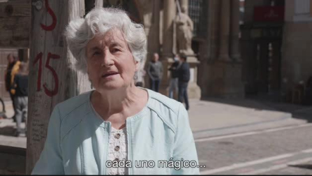 Vídeo: La pamplonesa Isabel de Diego recuerda que este año no habrá Sanfermines
