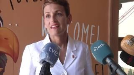 María Chivite visita el Parque Senda Viva