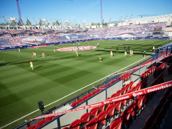 Imágenes más destacadas del encuentro correspondiente a la Jornada 34 de LaLiga Santander disputado en el estadio de El Sadar.