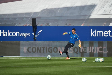 Imágenes más destacadas del encuentro correspondiente a la Jornada 34 de LaLiga Santander disputado en el estadio de El Sadar.