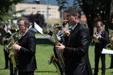 Música de La Pamplonesa este 7 de julio en el exterior del CHN