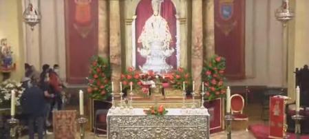 Retransmisión en directo de la misa de San Fermín