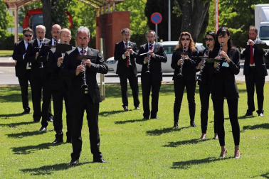 Música de La Pamplonesa este 7 de julio en el exterior del CHN