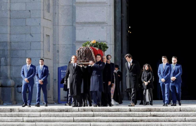 Todas las fotos de la exhumación de los restos del dictador del Valle de los Caídos