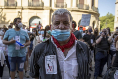 Un clamor de 3.000 personas da voz a los 239 empleados de Gamesa Aoiz