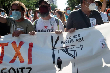 Un clamor de 3.000 personas da voz a los 239 empleados de Gamesa Aoiz