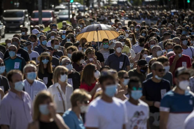 Un clamor de 3.000 personas da voz a los 239 empleados de Gamesa Aoiz