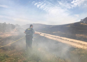Controlado el incendio declarado en las proximidades de Los Arcos