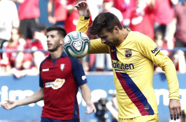 Todas las fotos del partido Osasuna 2-2 Barcelona