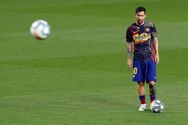 Imágenes del choque entre rojillos y culés correspondiente a la Jornada 37 de LaLiga Santander disputado en el Camp Nou.