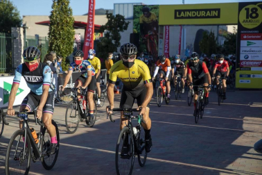 Todas las fotografías de la carrera ciclista La Induráin 2020 celebrada en Villava