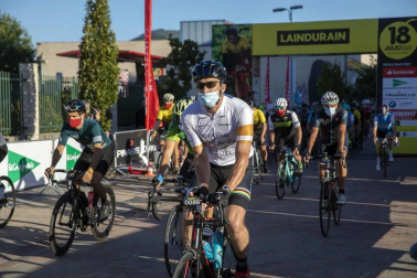 Todas las fotografías de la carrera ciclista La Induráin 2020 celebrada en Villava