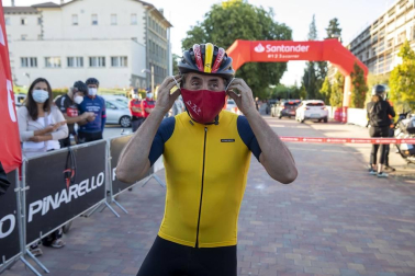 Todas las fotografías de la carrera ciclista La Induráin 2020 celebrada en Villava
