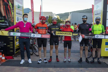 Todas las fotografías de la carrera ciclista La Induráin 2020 celebrada en Villava