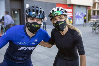 Todas las fotografías de la carrera ciclista La Induráin 2020 celebrada en Villava