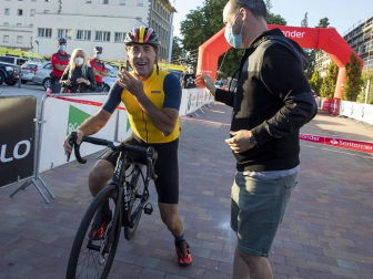 Todas las fotografías de la carrera ciclista La Induráin 2020 celebrada en Villava