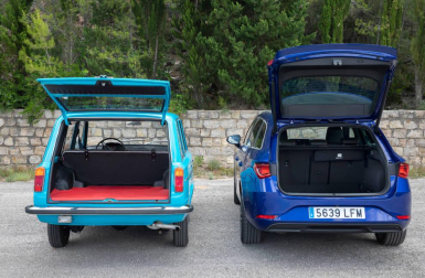 Comparativa entre el Seat Leon SportsTourer y el Seat 1430 familiar de 1970