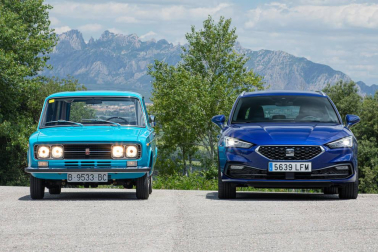 Comparativa entre el Seat Leon SportsTourer y el Seat 1430 familiar de 1970