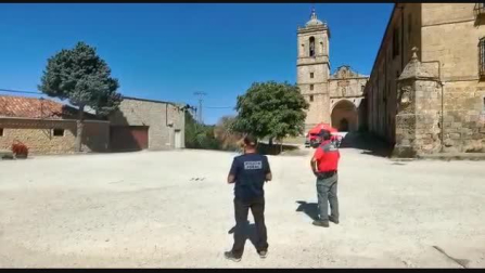 Policía Foral vigila el Camino de Santiago en Navarra con drones