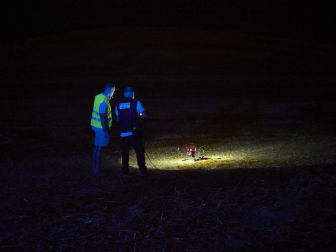 El rayo de una tormenta provoca un incendio forestal en Gazolaz
