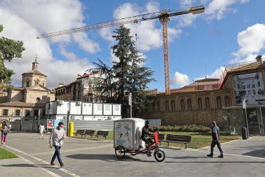 Las demoliciones en el patio inician la rehabilitación de Salesas