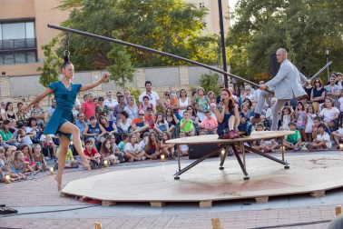 Fotos del XIII Festival de Circo de Navarra de este miércoles en Tudela.