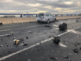 Accidente de tráfico en la N-232 en Alfaro