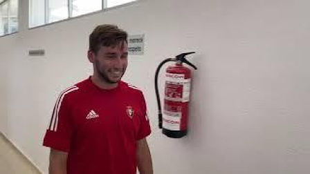 Vídeo con declaraciones de Moncayola tras ser convocado por España Sub-21