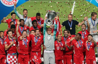 El Bayern de Múnich se proclamó campeón de la Liga de Campeones este domingo al ganar (0-1) al Paris Saint-Germain en la final celebrada en el Estadio da Luz de Lisboa, gracias a un gol de Coman.