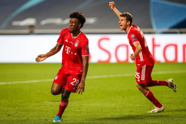 El Bayern de Múnich se proclamó campeón de la Liga de Campeones este domingo al ganar (0-1) al Paris Saint-Germain en la final celebrada en el Estadio da Luz de Lisboa, gracias a un gol de Coman.