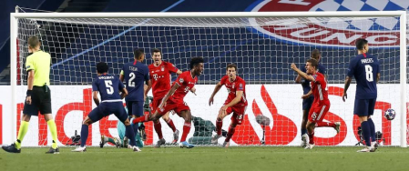 El Bayern de Múnich se proclamó campeón de la Liga de Campeones este domingo al ganar (0-1) al Paris Saint-Germain en la final celebrada en el Estadio da Luz de Lisboa, gracias a un gol de Coman.