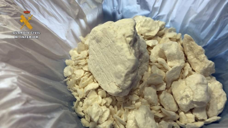 La Guardia Civil ha evitado la distribución y comercialización en el mercado ilícito de 520 dosis de cocaína