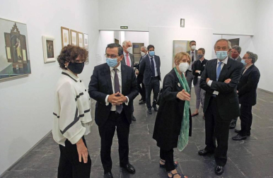 La muestra de la pintora navarra puede visitarse en ambos museos hasta el 10 de enero de 2021