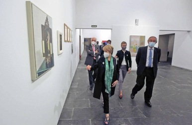 La muestra de la pintora navarra puede visitarse en ambos museos hasta el 10 de enero de 2021