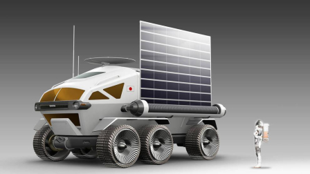 Fotos del nuevo vehículo de exploración espacial.