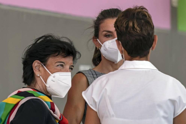 La reina Letizia inaugura el curso escolar en Milagro y San Adrián