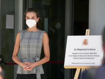 La reina Letizia inaugura el curso escolar en Milagro y San Adrián
