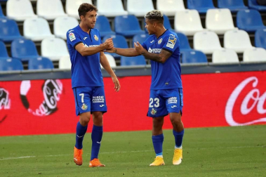 Fotos del partido Getafe-Osasuna en el Coliseum Alfonso Pérez.