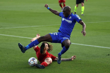 Fotos del partido Getafe-Osasuna en el Coliseum Alfonso Pérez.