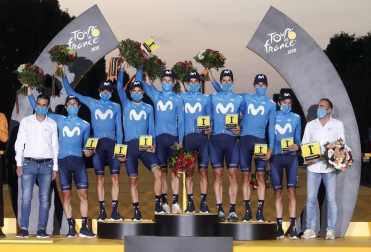 Sam Bennett se ha llevado este domingo en París la 21ª y última etapa del Tour de Francia 2020, en una jornada en la que se entregó el triunfo en la general al joven Tadej Pogacar.