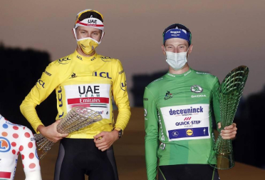 Sam Bennett se ha llevado este domingo en París la 21ª y última etapa del Tour de Francia 2020, en una jornada en la que se entregó el triunfo en la general al joven Tadej Pogacar.