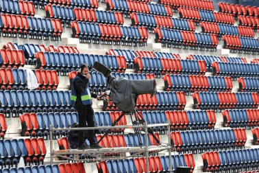 Galería de fotos del primer partido de Osasuna en El Sadar en la temporada 2020-21.