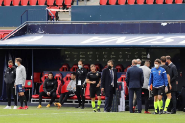 Galería de fotos del primer partido de Osasuna en El Sadar en la temporada 2020-21.
