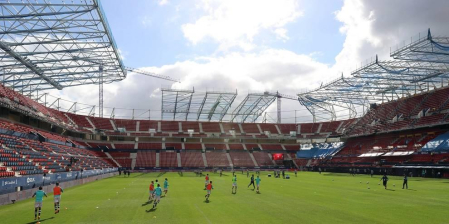 Galería de fotos del primer partido de Osasuna en El Sadar en la temporada 2020-21.