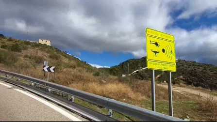 Señalización de puntos peligrosos para motoristas