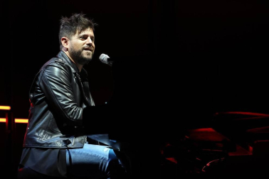 Imágenes de Pablo López en el pabellón Navarra Arena de Pamplona.