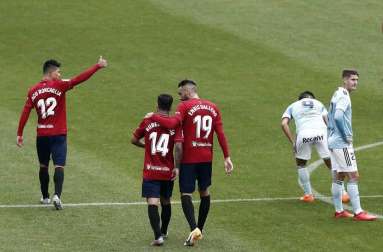 Galería de imágenes del partido disputado este domingo, 4 de octubre, en El Sadar.